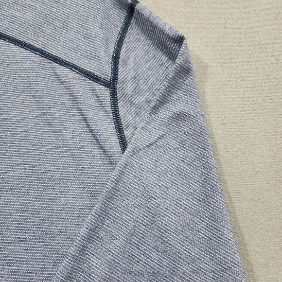 Under Armour Polo Shirt Mens Blue 2XL HeatGear Fitted Short Sleeve Pullover Long - Picture 14 of 16